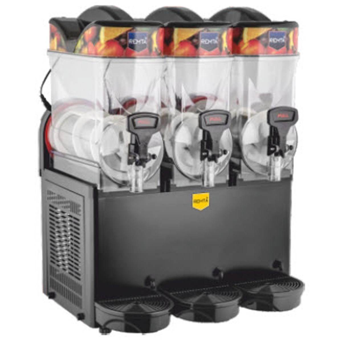 REMTA Üçlü Slush Buzlaş Makinesi Granita 36 lt