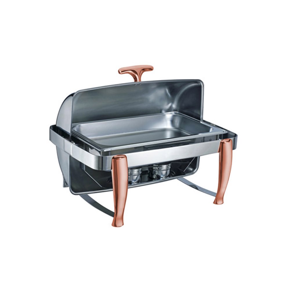 Roma GN 1/1 Roll Top Cha.Dish Copper Elektrikli