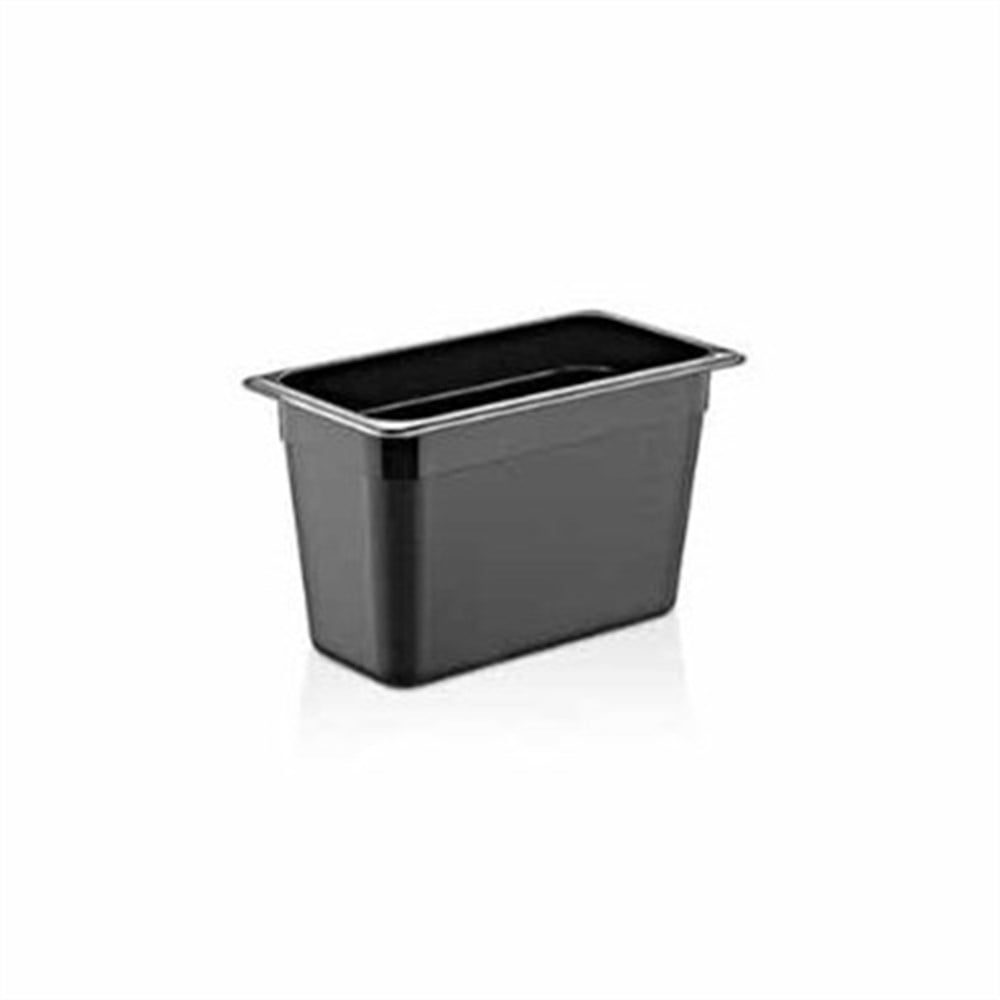 Siyah Polikarbon Gastronorm GN 1/6 65mm Küvet