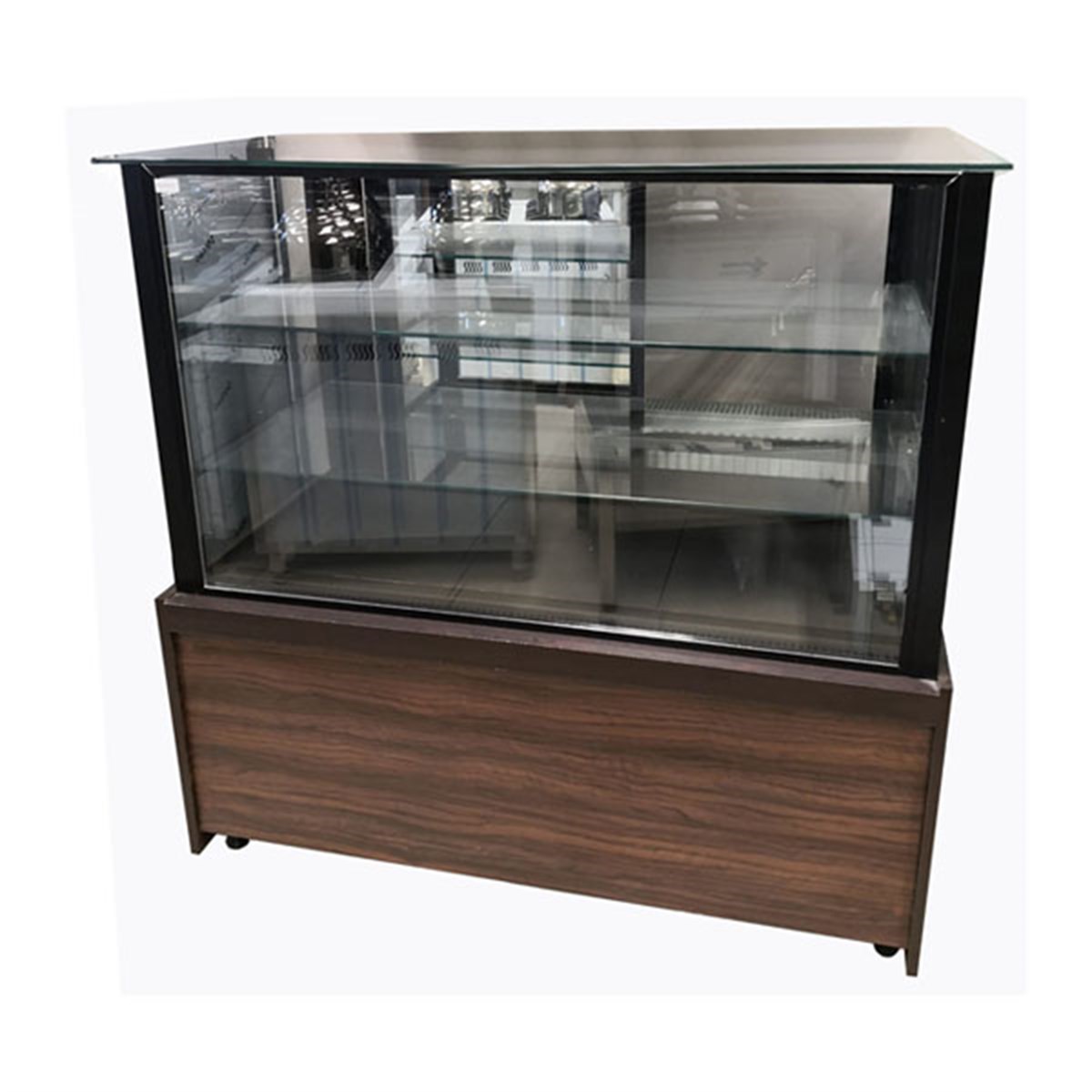 Soğutmalı Pasta Teşhir Dolabı,Ahşap Kaplı 130cm