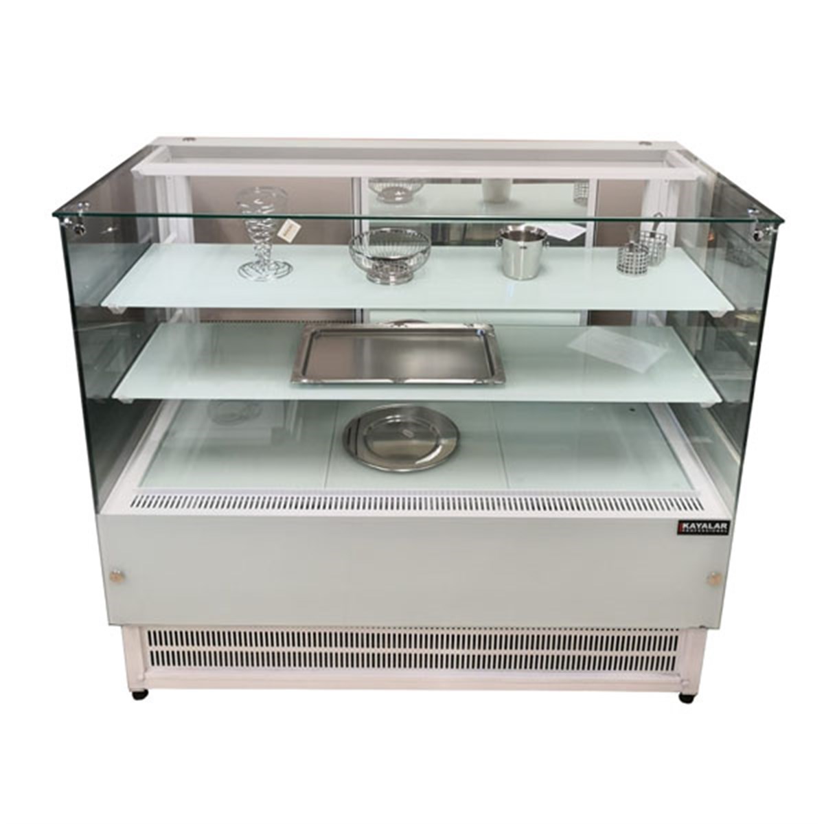 Soğutmalı Pasta Teşhir Dolabı,Komple Cam 150cm