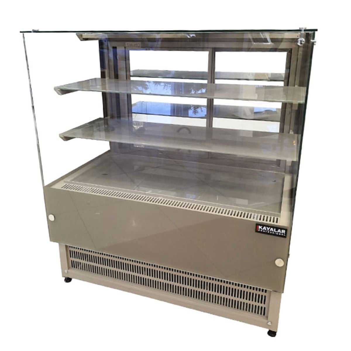 Soğutmalı Pasta Teşhir Dolabı,Komple Cam 120cm