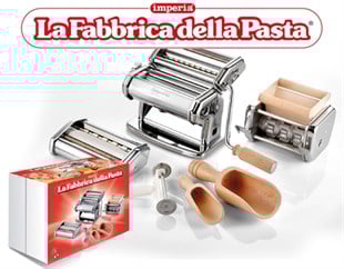 İMPERİA MULTIPAST MAKARNA ERİŞTE KESME MAKİNESİ SETİ LA FABBRICA DELLA PASTA