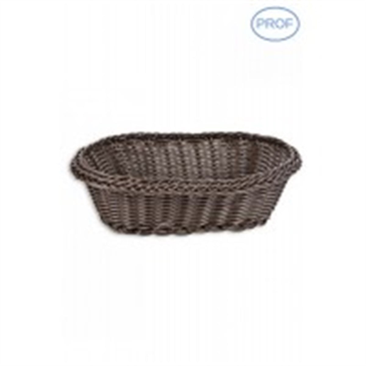 24X17X7 OVAL PLASTIK SEPET KAHVERENGİ