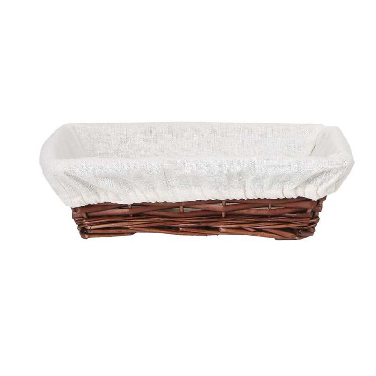 28x20x8 cm HASIR BEZLİ DİKDÖRTGEN SEPET
