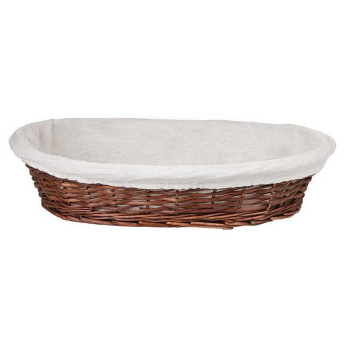 28x20x8 cm HASIR BEZLİ OVAL SEPET