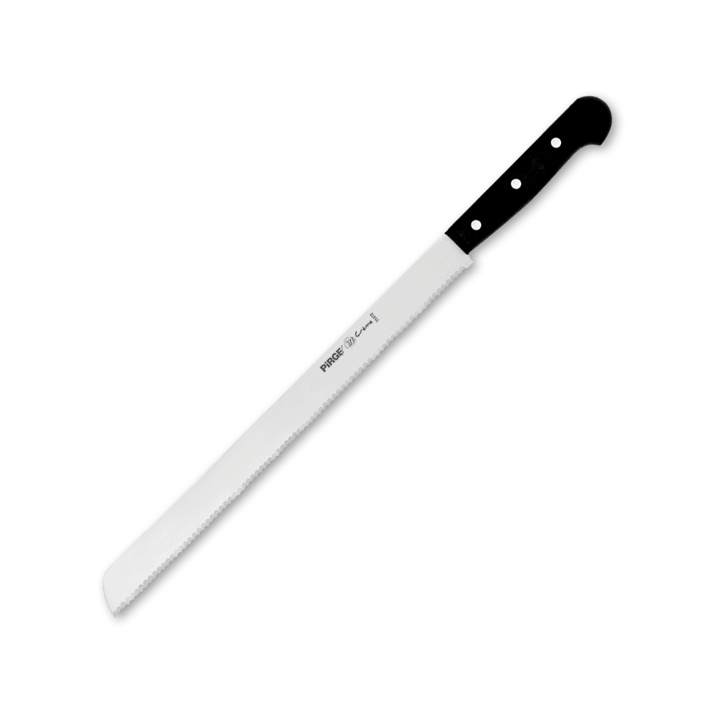 Creme Pasta Bıçağı Dişli Dar  35 cm