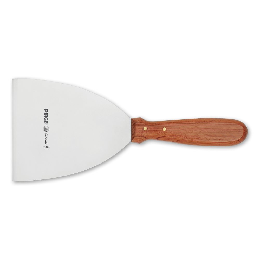 Creme Spatula No. 4 Ahşap Sap 12,5 cm