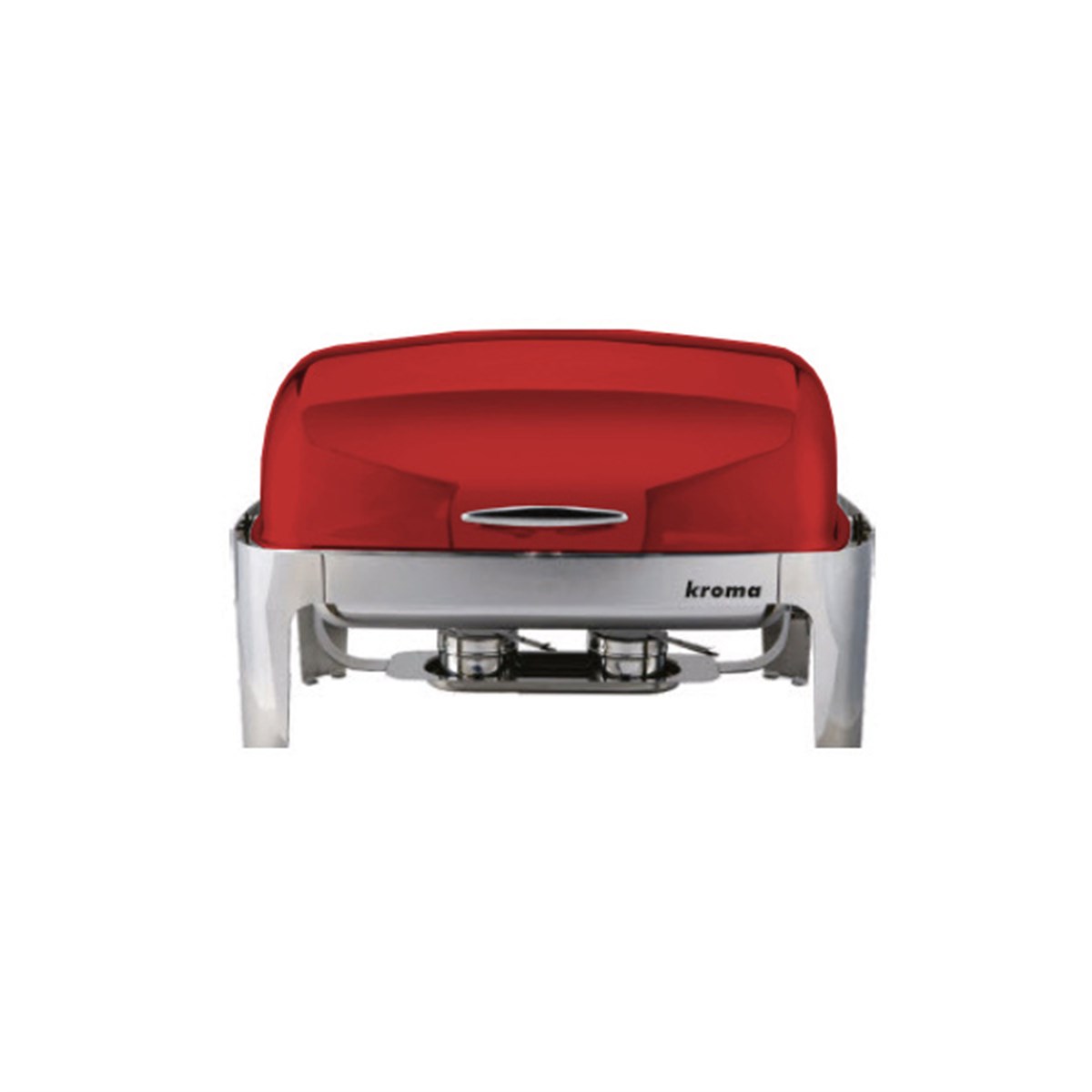 Deluxe Rolltop Chafing Dish Kırmızı Elektrikli 9 lt