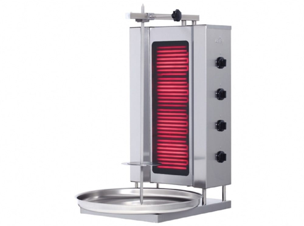 Döner Ocağı Elektrikli 4 Gözlü Sabit