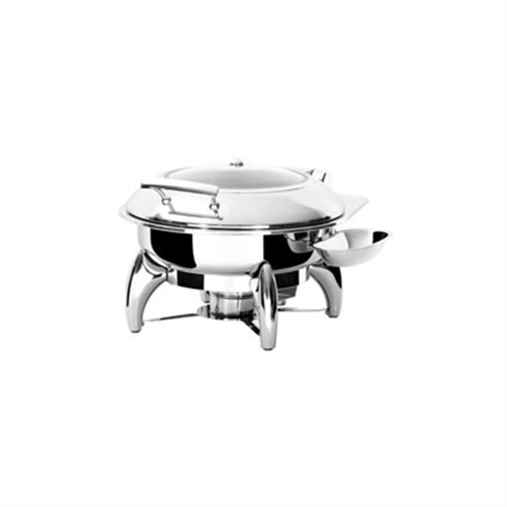 Exclusive Yuvarlak Chafing Dish Jel Yakıtlı