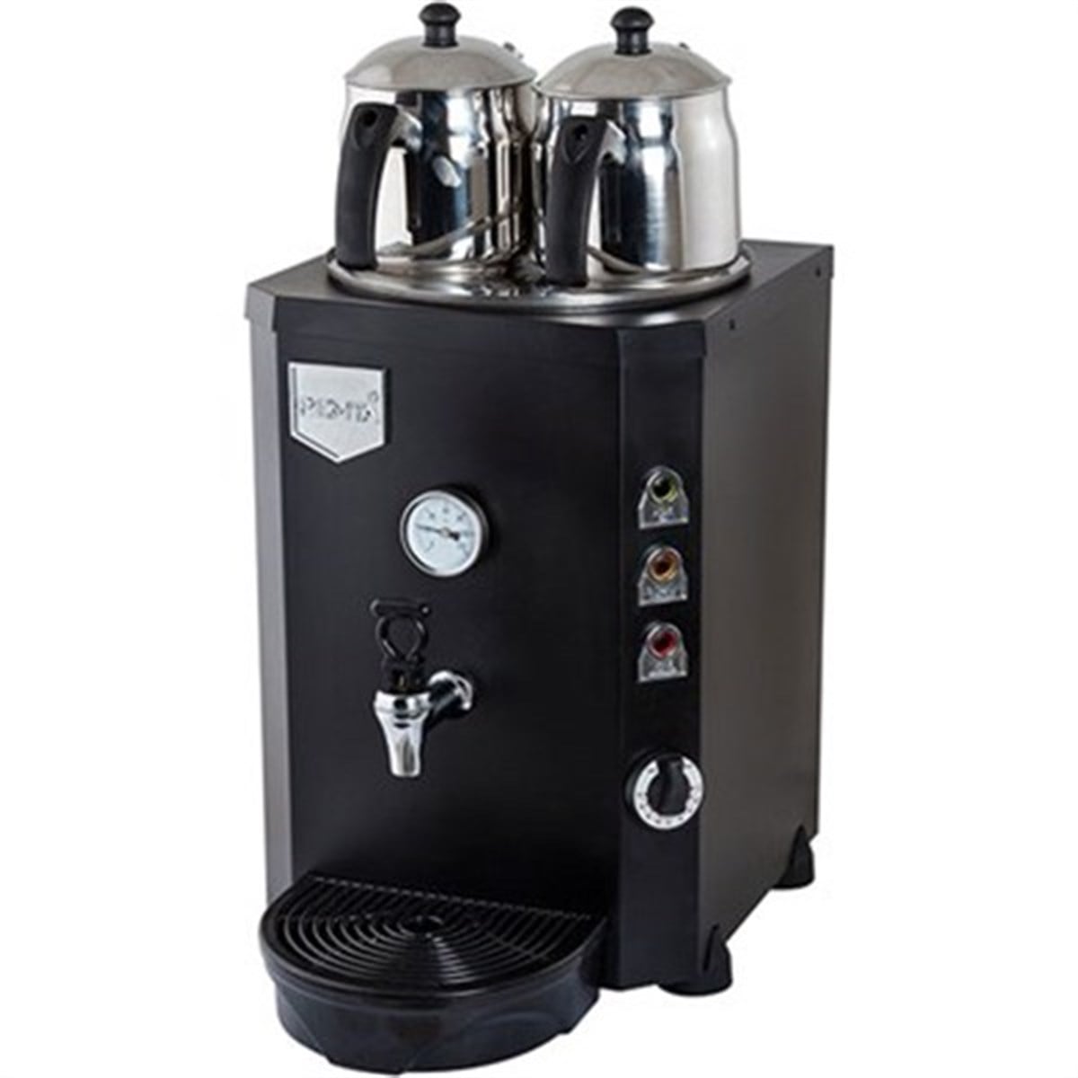 Jumbo Çay Makinesi Kabinli 2 Demlikli Elektrikli 23 Lt 250 Bar.Şamandıralı