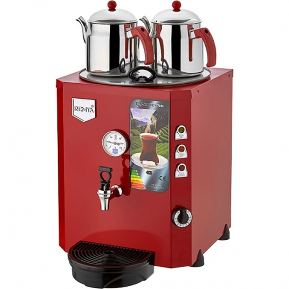 Jumbo Çay Makinesi Kabinli 3 Demlikli Elektrikli 23 Lt