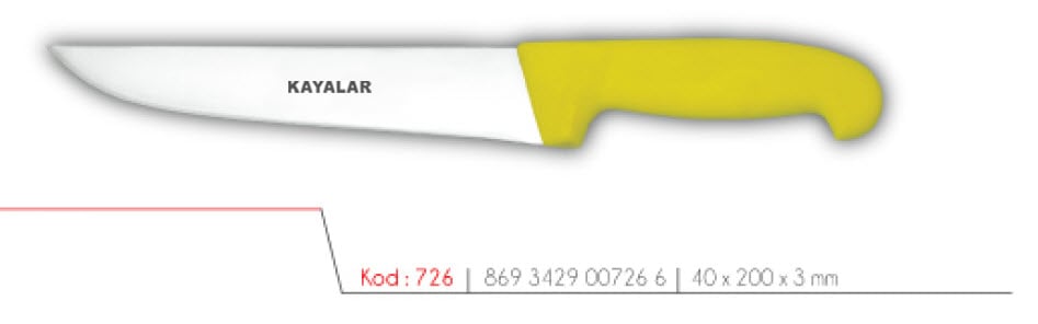KAYMAZ SAPLI ÇUBUK ÇELİK 4 NO TAVUK BIÇAĞI