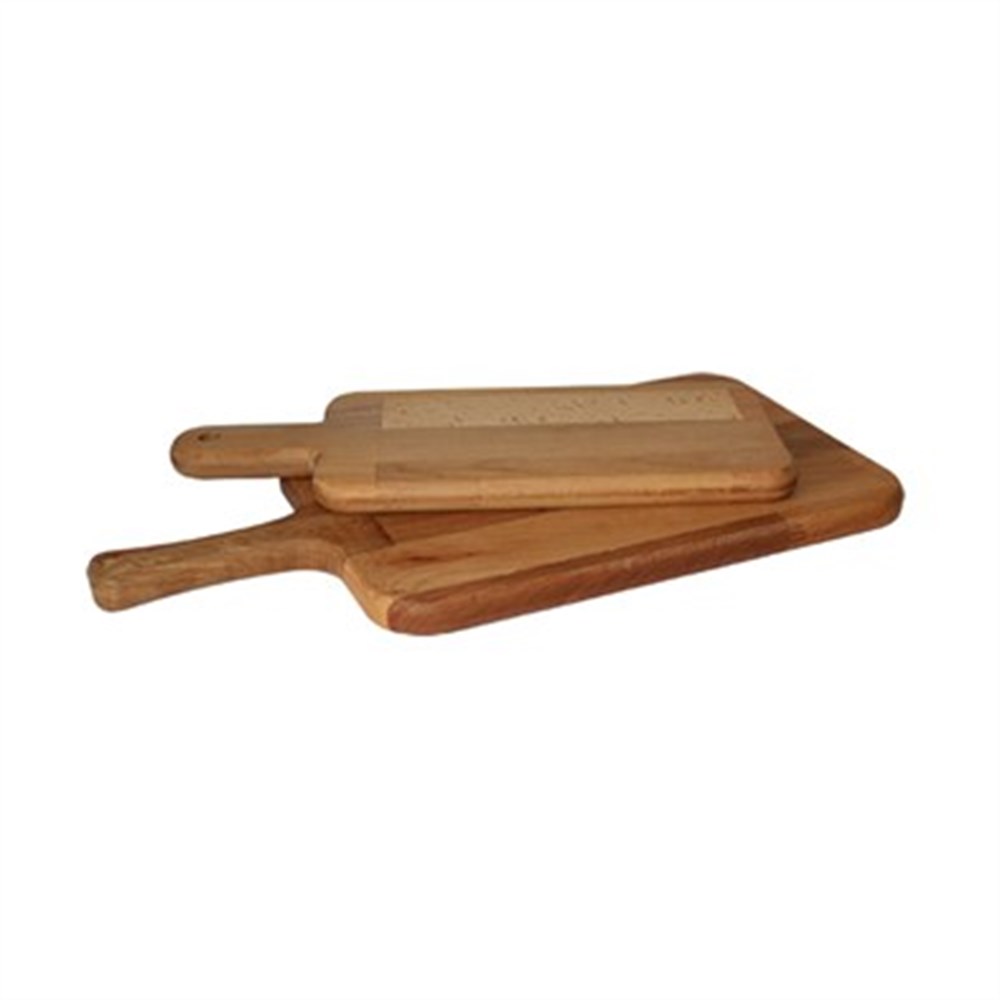 Kulplu Ahşap Sunum Tahtası 25x13cm