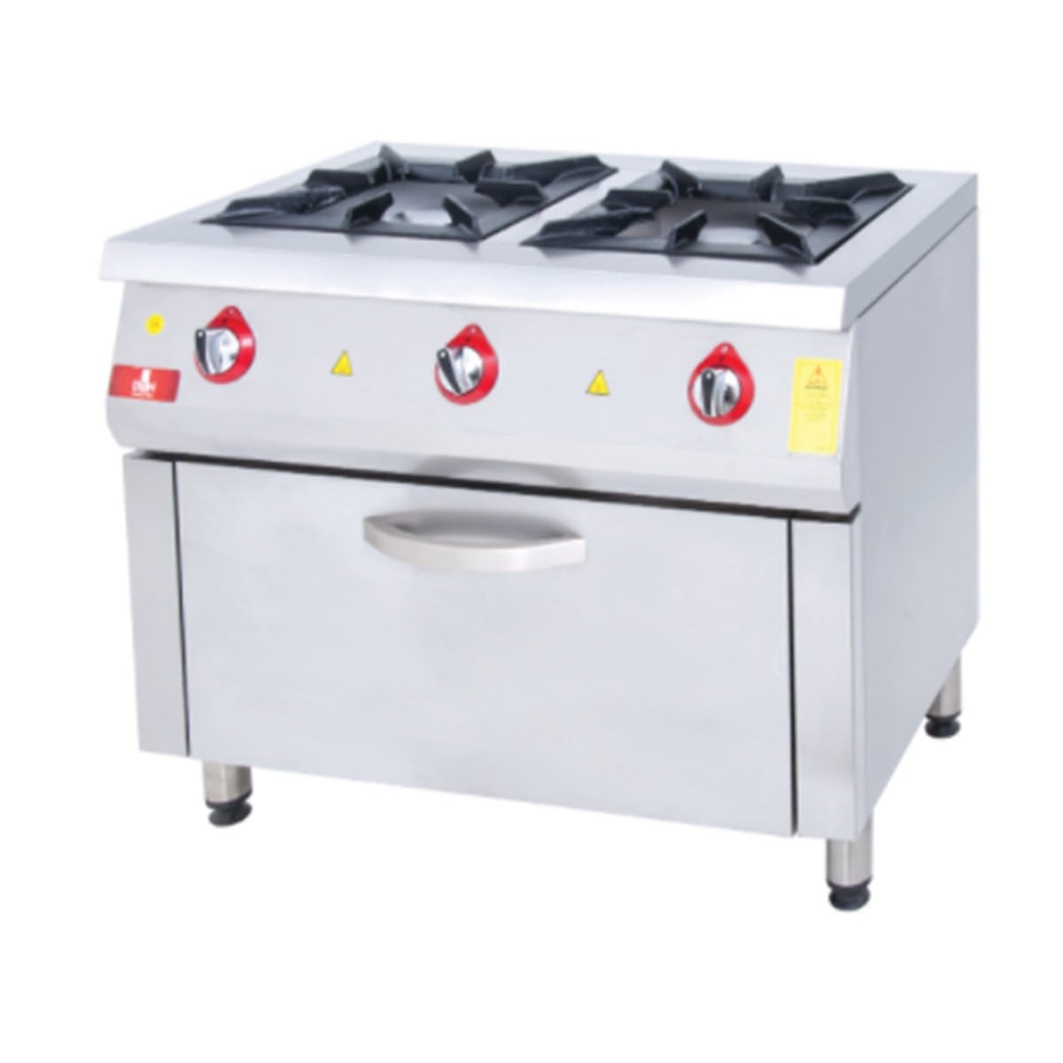 Kuzine Fırınlı Ocak 2'Lİ 100x60 Gazlı