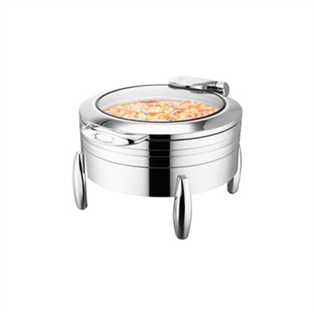 Milano Yuvarlak Chafing Dish Jel Yakıtlı