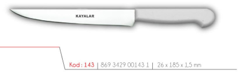 MOBLEN SAPLI ÇUBUK ÇELİK ORTA BOY PEYNİR BIÇAĞI