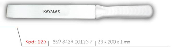 MOBLEN SAPLI PASLANMAZ ÇELİK 20 cm DÜZ PASTA PLEYTİ