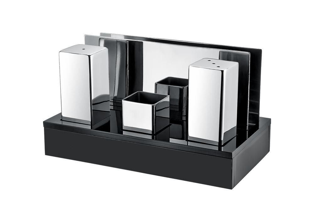 PLEKSİ ST.KARE TUZLUK-PEÇETELİK TK. 17x9x2 parlak-mat