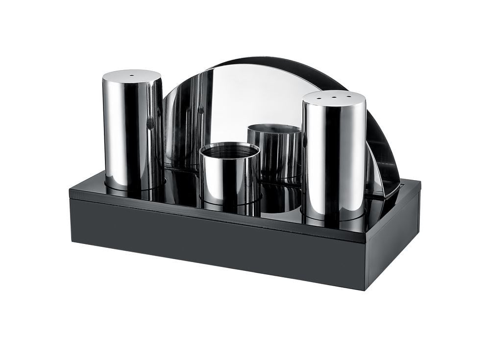 PLEKSİ ST.YUVARLAK TUZLUK-PEÇETELİK TK. 17x9x2 parlak-mat