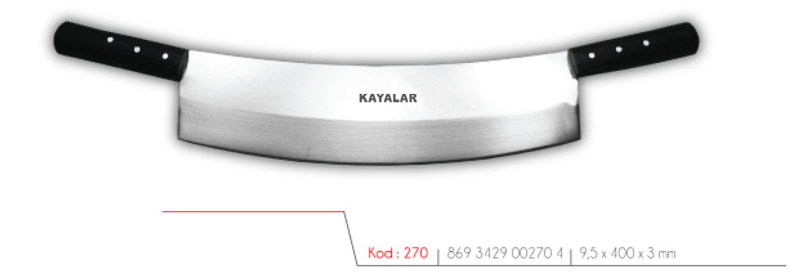 POLİETİLEN SAPLI PASL. ÇELİK 40 cm ÇİFT SAPLI ZIRH