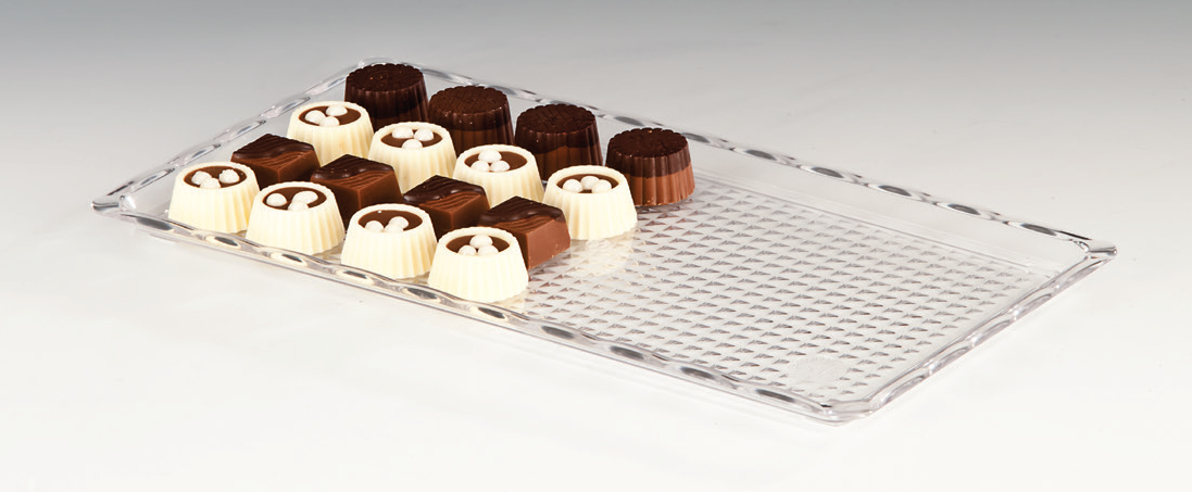 POLYCARBONAT ÇİKOLATA TEŞHİR    15*30 ŞEFFAF