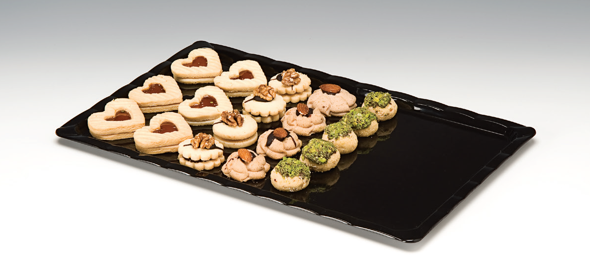 POLYCARBONAT ÇİKOLATA TEŞHİR 25X40 SİYAH