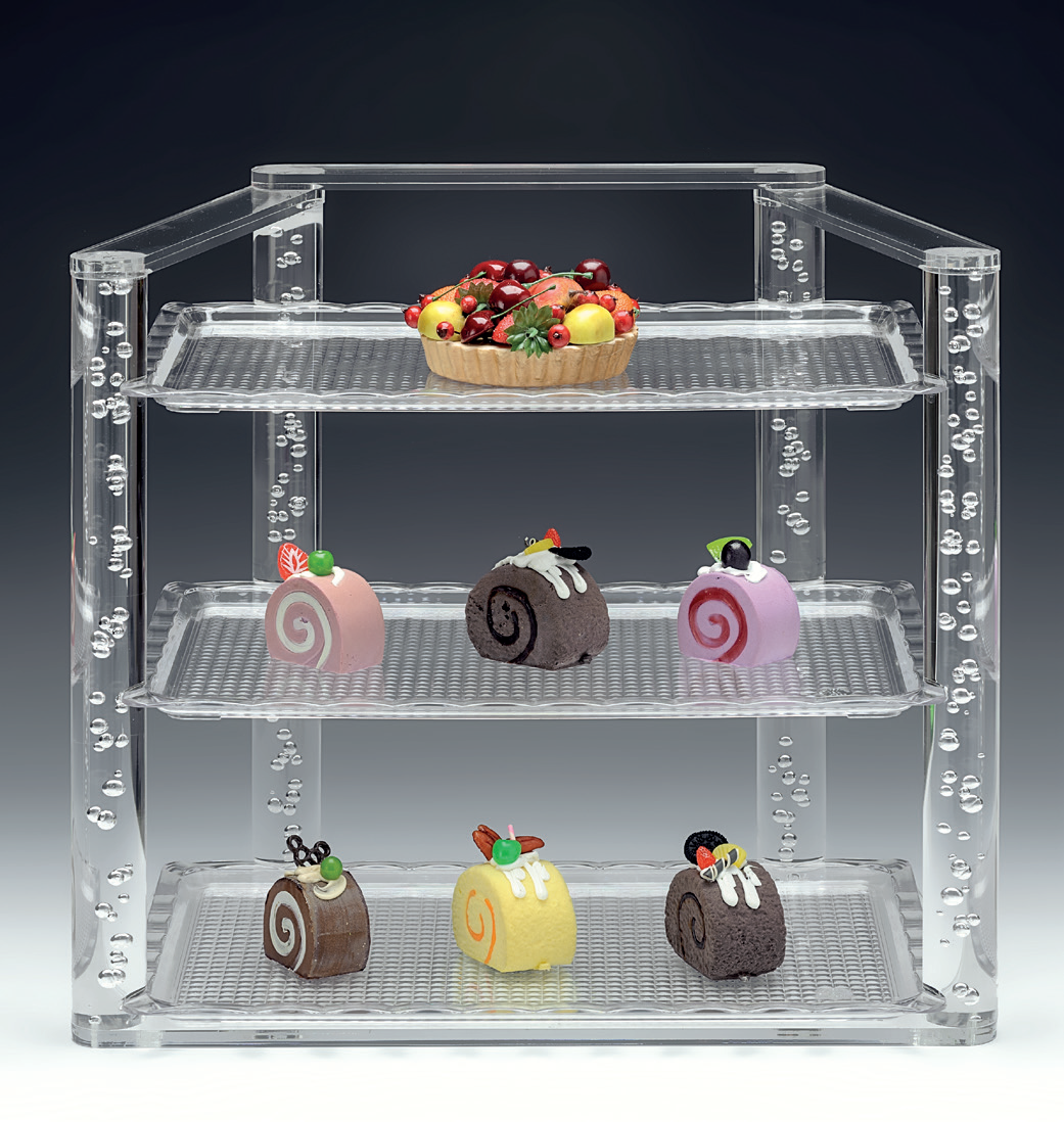 POLYCARBONAT TEPSİLİ TEŞHİR STAND