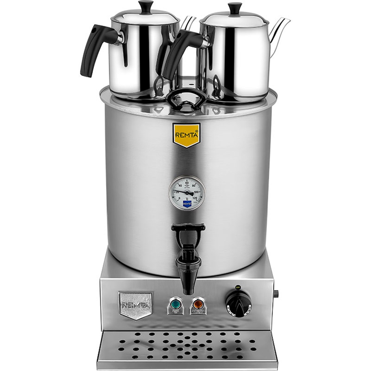 Remta 2 Demlikli Master Çay Makinesi 23 lt