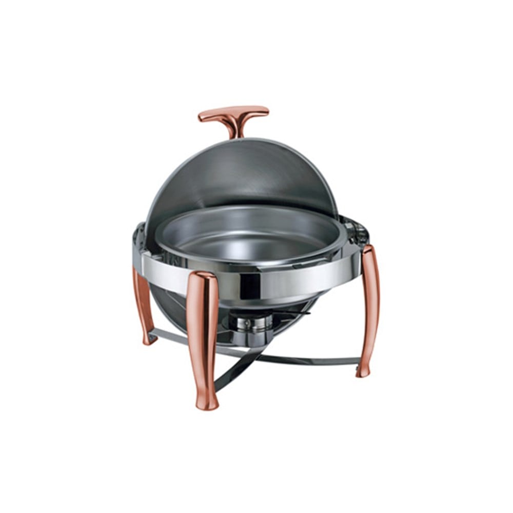 Roma Copper Yuv.Roll Top Cha.Dish Jel Yakıtlı