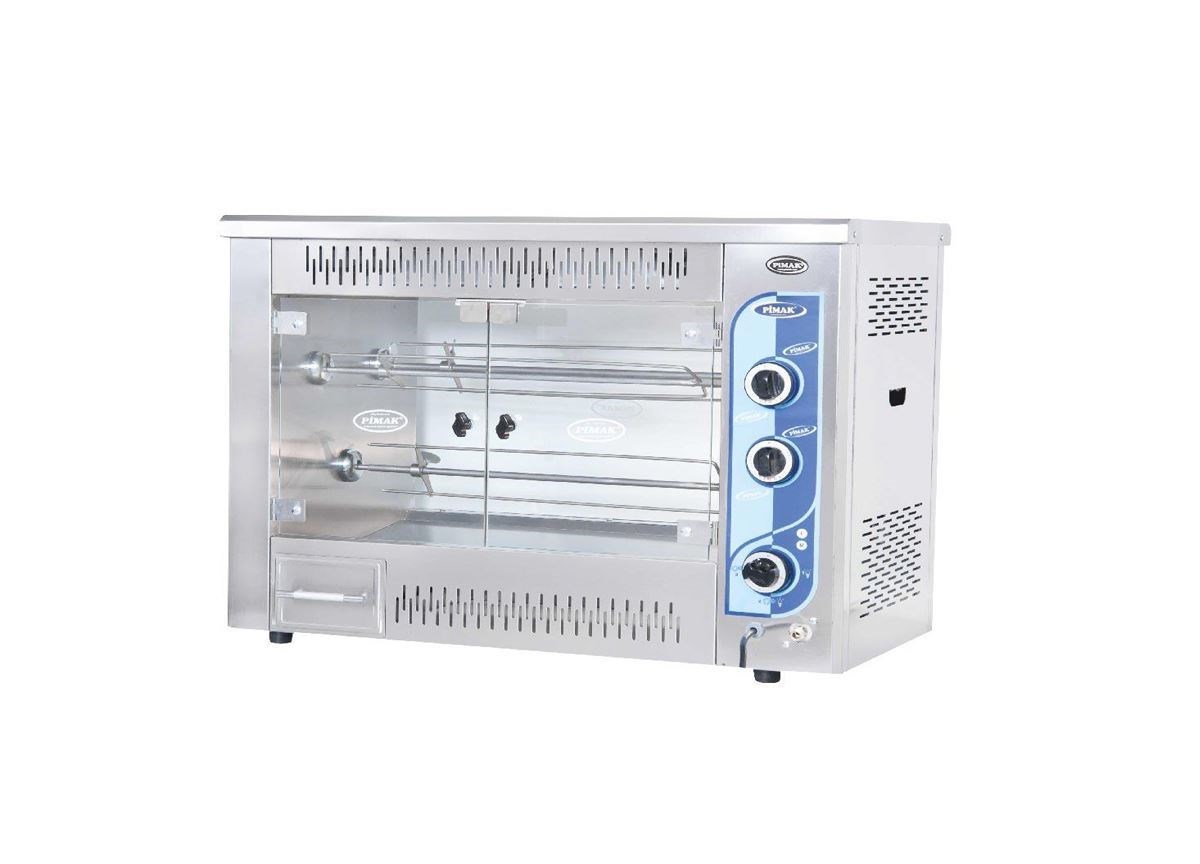 Set Üstü Gazlı Piliç Çevirme Makinesi 3 Şişli 15 Ad.Kapasiteli