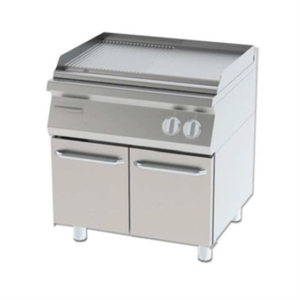 Yarı Oluklu Izgara Elektrikli 80x93x85