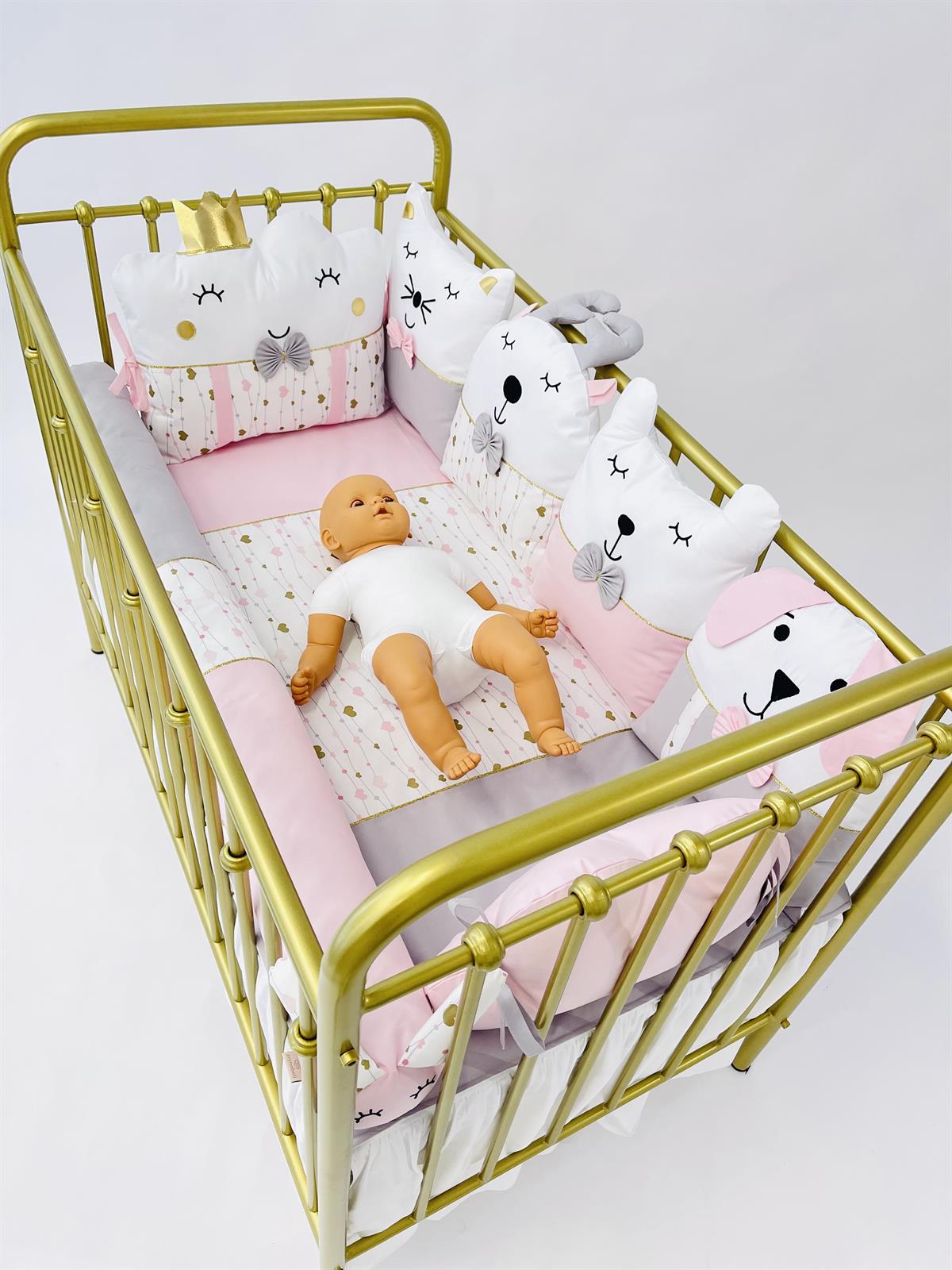 Pembe Kalpler Gold Uyku Seti | Uyku Setleri Fiyatları - zeynebeli.com