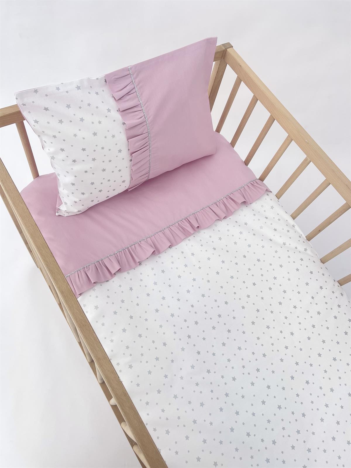 Silver Stars Lilac Yatak Örtüsü | Yatak Örtüleri Fiyatları ve Modelleri - zeynebeli.com