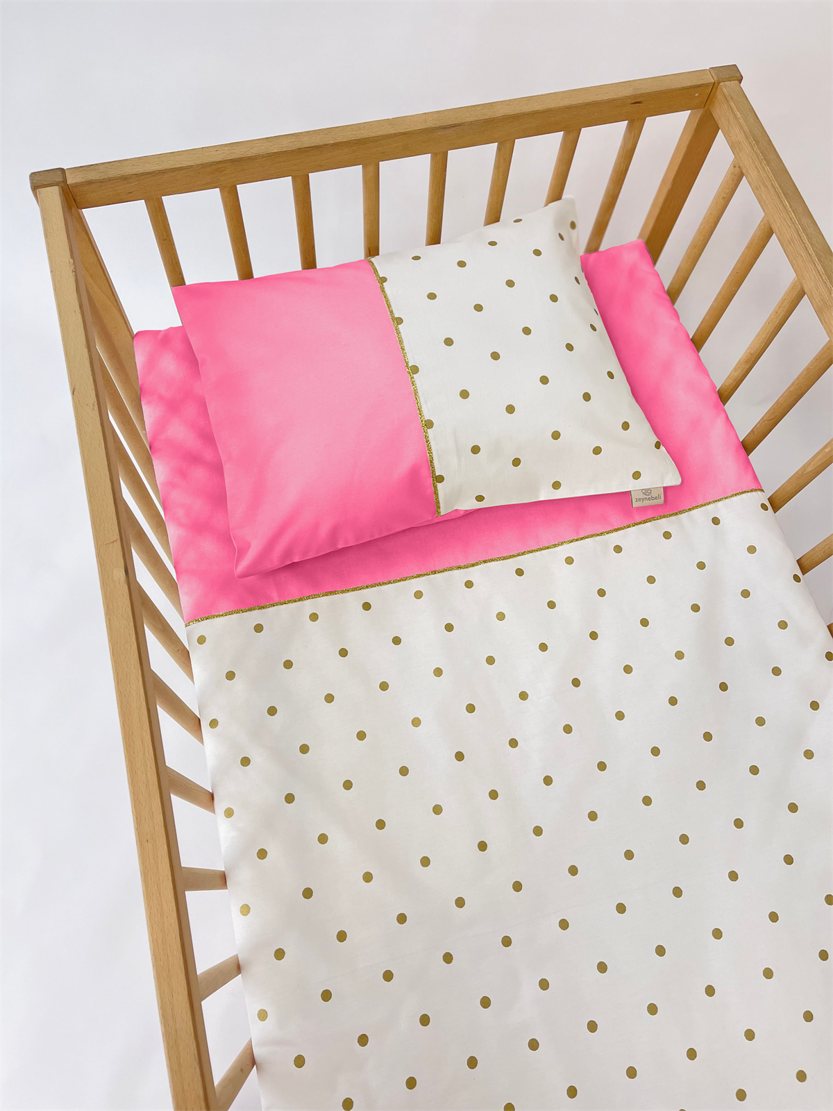 Gold Puantiyeler Şeker Nevresim Takımı | Nevresim Takımı Fiyatları - zeynebeli.com