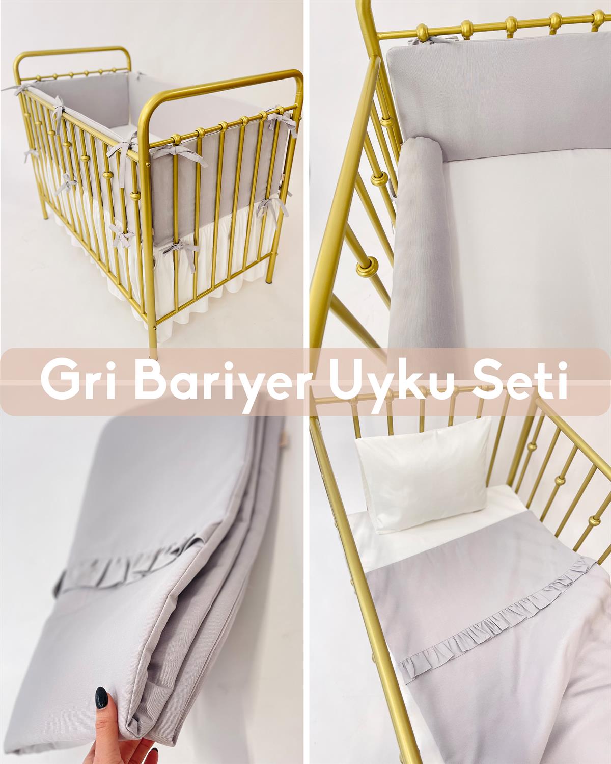 Gri Bariyer Uyku Seti | Uyku Setleri Fiyatları - zeynebeli.com
