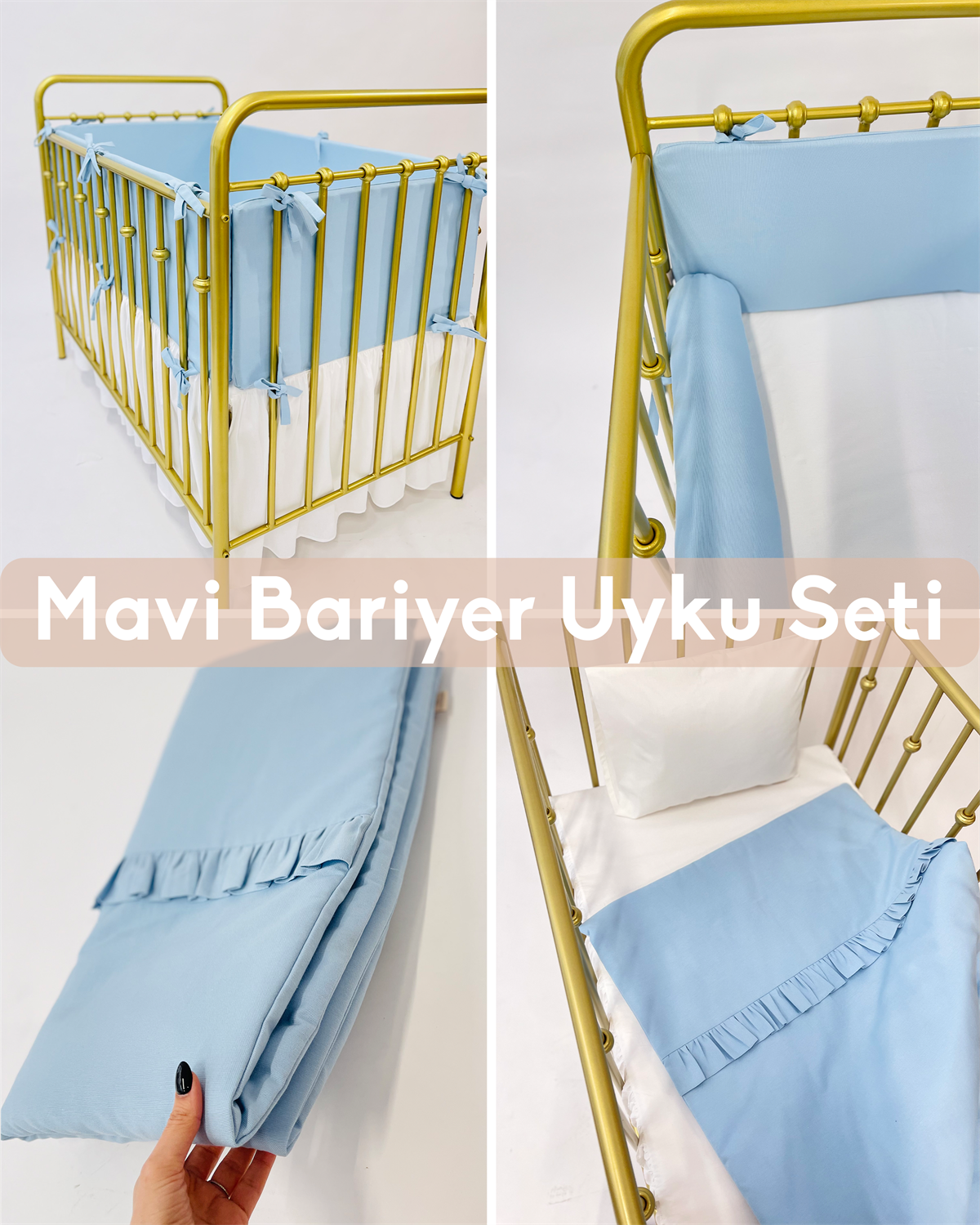 Mavi Bariyer Uyku Seti | Uyku Setleri Fiyatları - zeynebeli.com