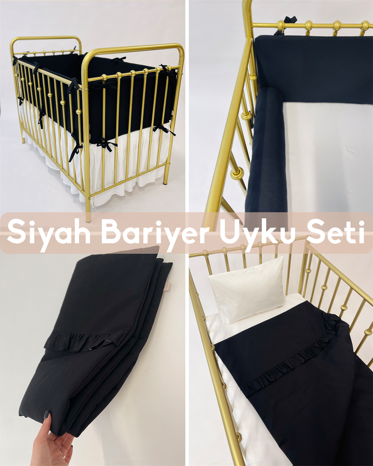 Siyah Bariyer Uyku Seti | Uyku Setleri Fiyatları - zeynebeli.com
