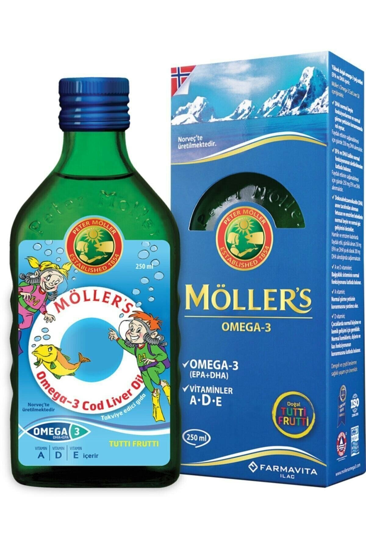 Möller's Omega 3 Balık Yağı 250 ml | MOLLERS - Vitamin & Mineral
