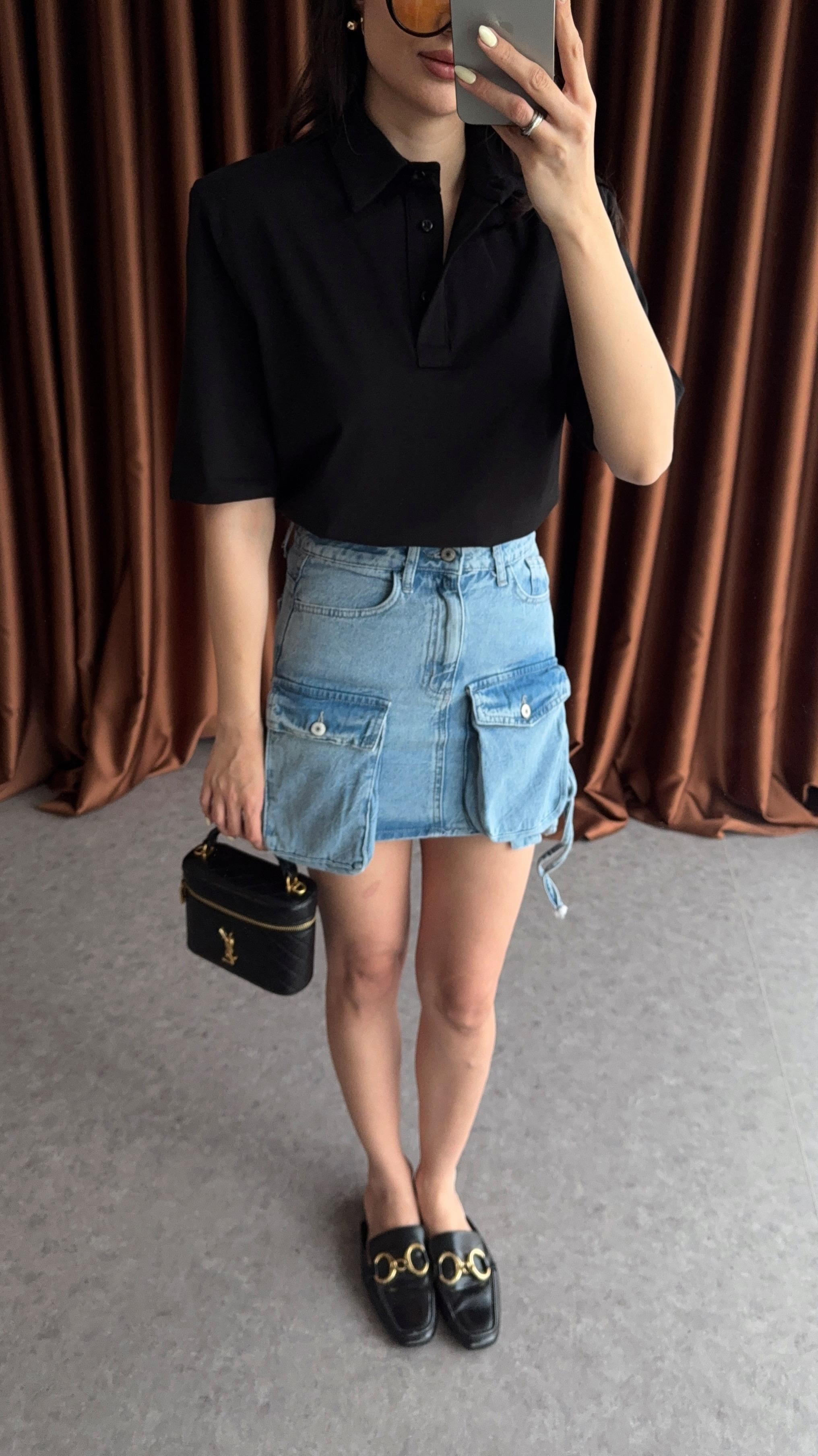 Cepli Denim Etek