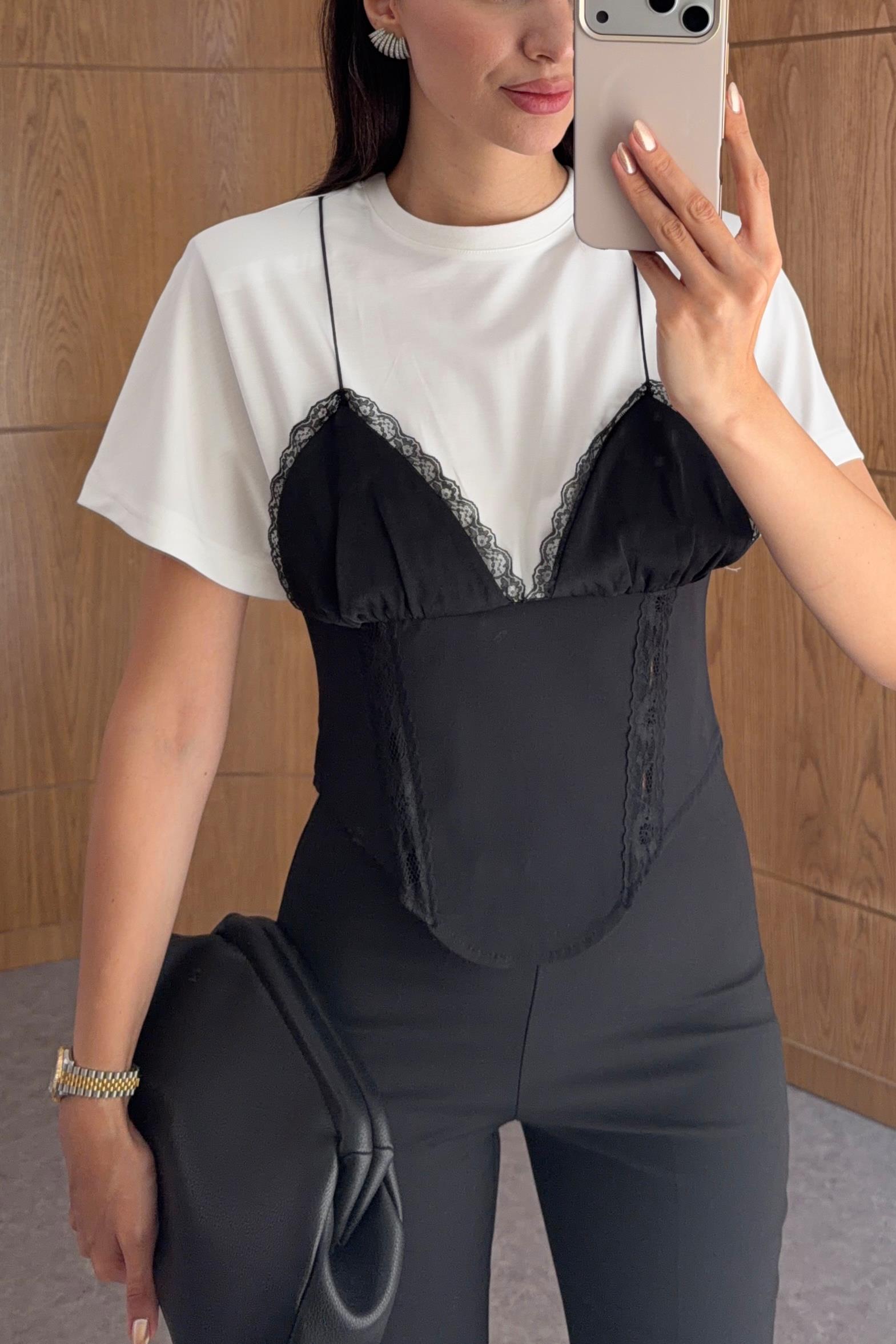 Dantelli Korse Tshirt