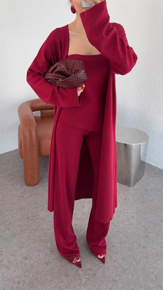 3lü Bordo Takım