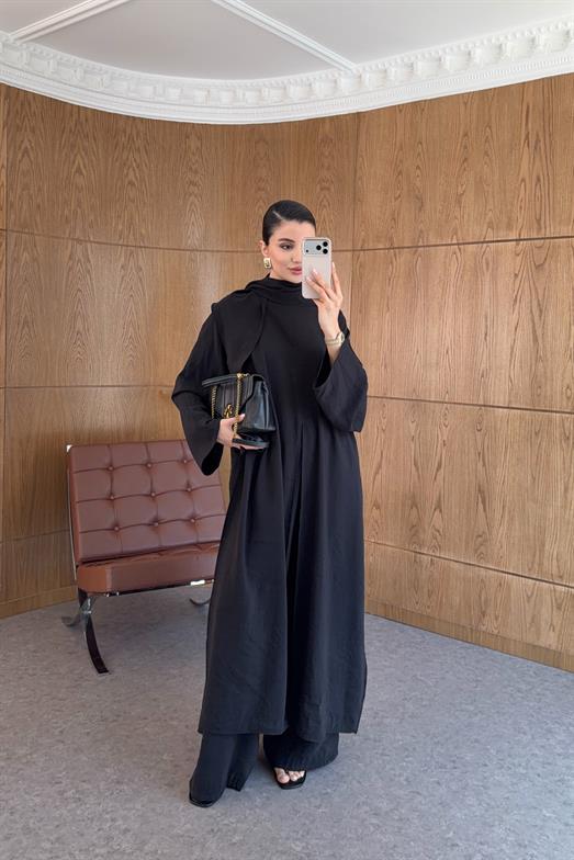 3lü Modest Siyah Takım