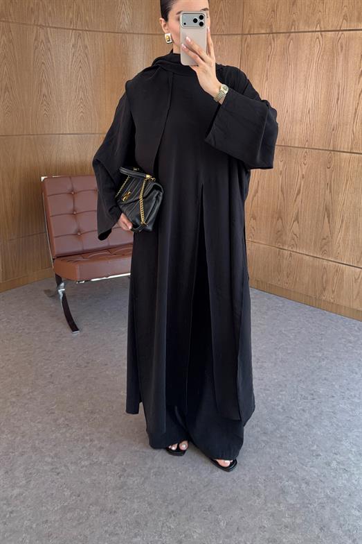 3lü Modest Siyah Takım