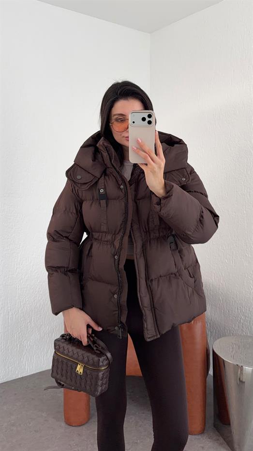 Acı Kahve Premium Şişme Mont