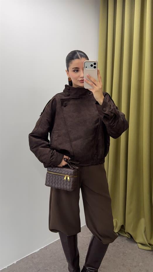 Acı Kahve Süet Ceket