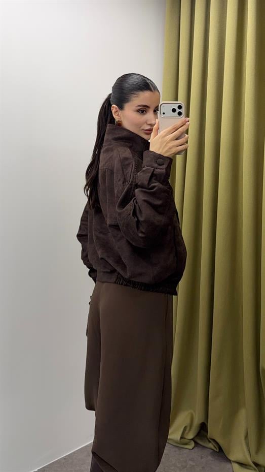 Acı Kahve Süet Ceket