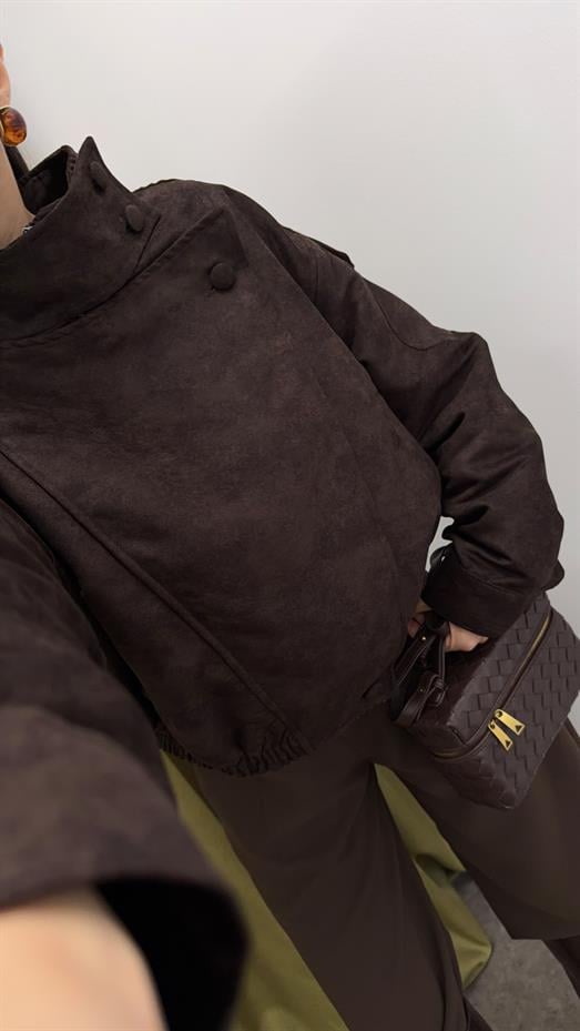 Acı Kahve Süet Ceket