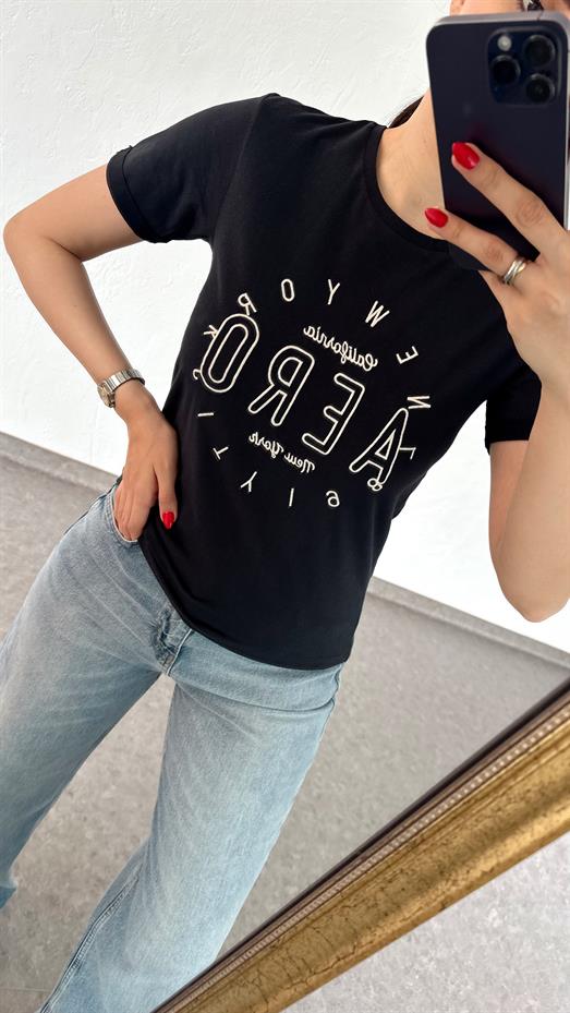 Aero Siyah Tshirt